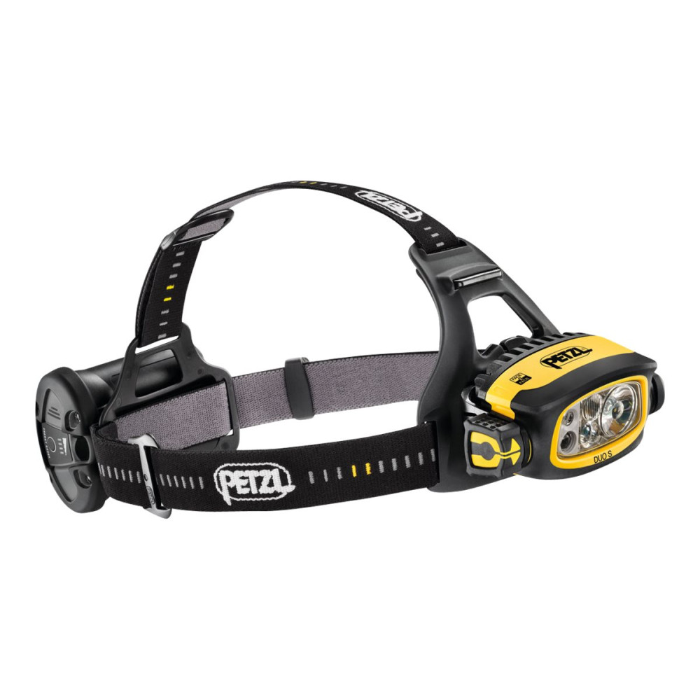Produktbild för Petzl DUO S - huvudficklampa - LED - svart/gul