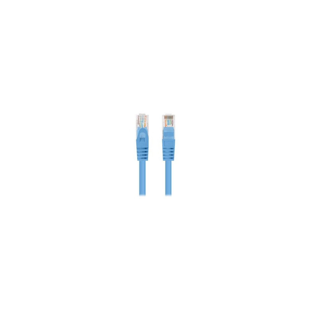 Produktbild för Lanberg patch-kabel - 3 m - blå, RAL 5012