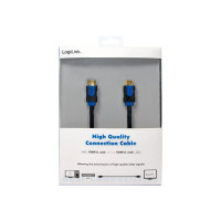 Produktbild för LogiLink HDMI-kabel med Ethernet - 2 m