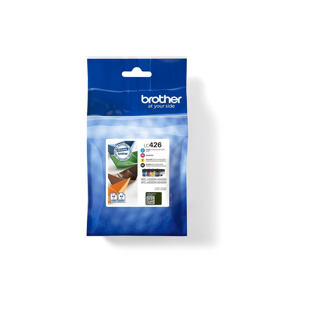 Produktbild för Brother LC426 - 4-pack - svart, gul, cyan, magenta - original - bläckpatron
