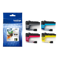 Produktbild för Brother LC426 - 4-pack - svart, gul, cyan, magenta - original - bläckpatron