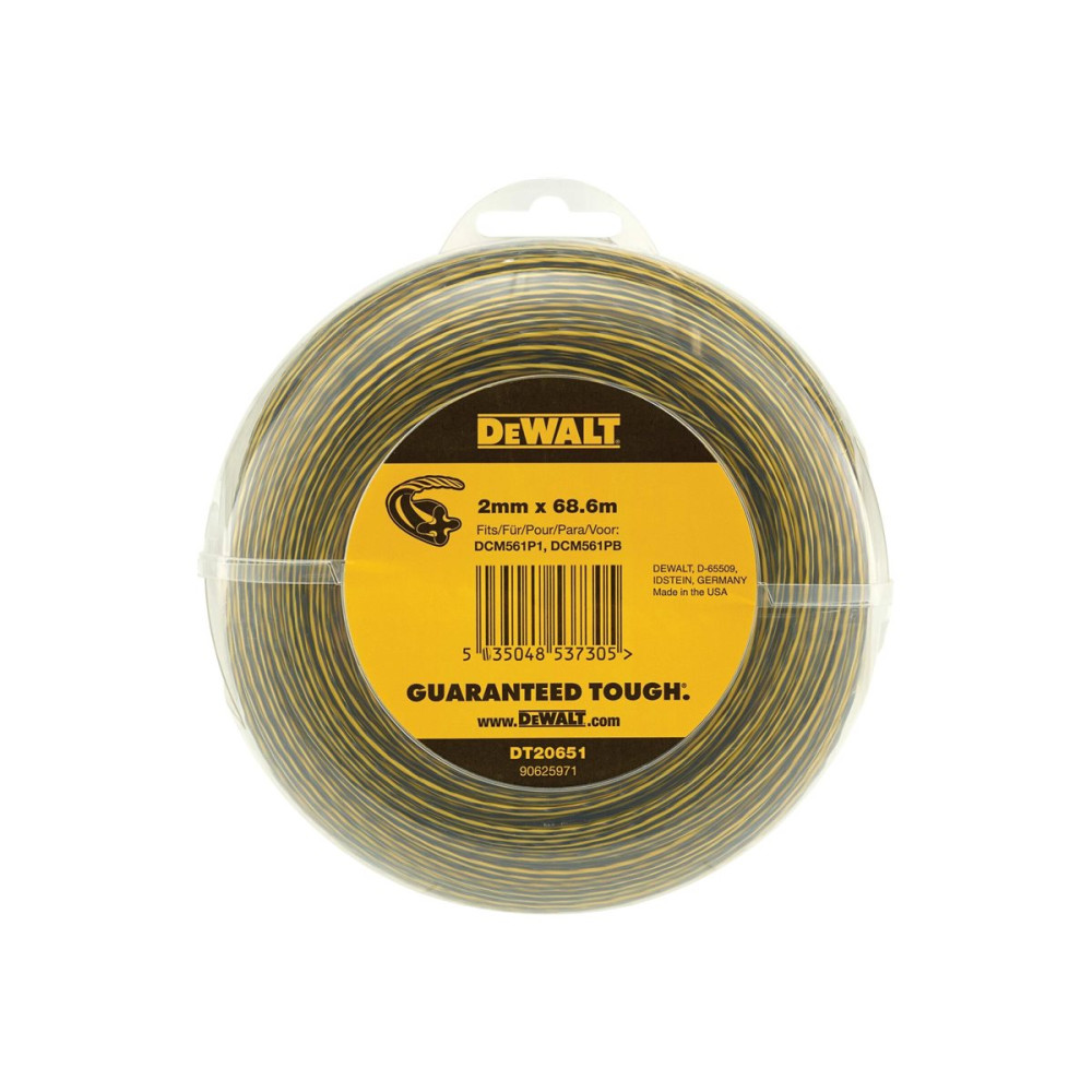 Produktbild för DeWALT DT20651 - grästrimmertråd