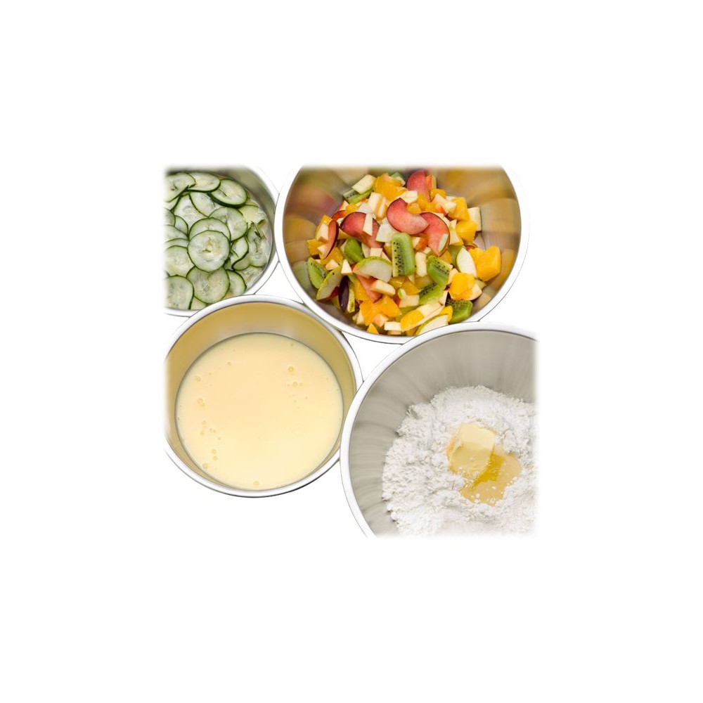 Produktbild för WMF Gourmet - skåluppsättning - 4 st. - rostfritt stål