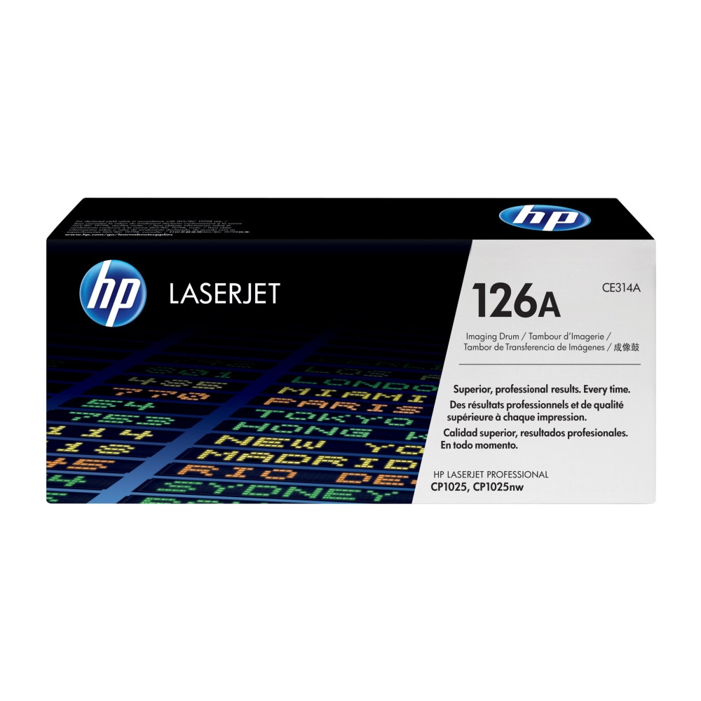 Produktbild för HP 126A - svart, färg (cyan, magenta, gul) - original - valsenhet
