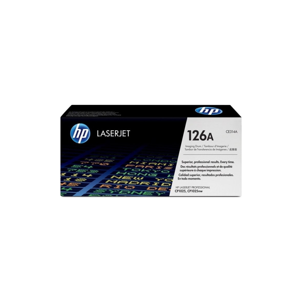Produktbild för HP 126A - svart, färg (cyan, magenta, gul) - original - valsenhet