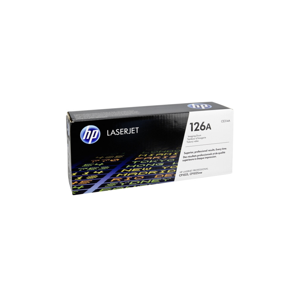 Produktbild för HP 126A - svart, färg (cyan, magenta, gul) - original - valsenhet