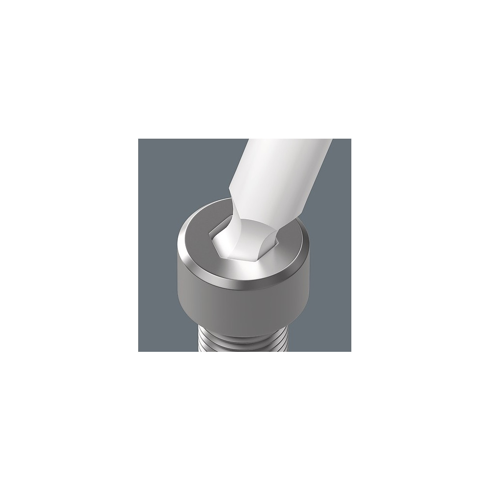Produktbild för Wera 05133163001, Insexnyckel med L-handtag, Metrisk, 9 styc...