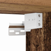 Produktbild för Skåp 2 pcs Gammalt trä Konstruerat trä