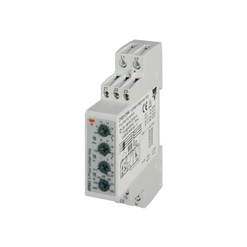 CARLO GAVAZZI Multifunktion: 3-fas / 3-fas+N Fasföljd fasavbrott 1 reläutg...