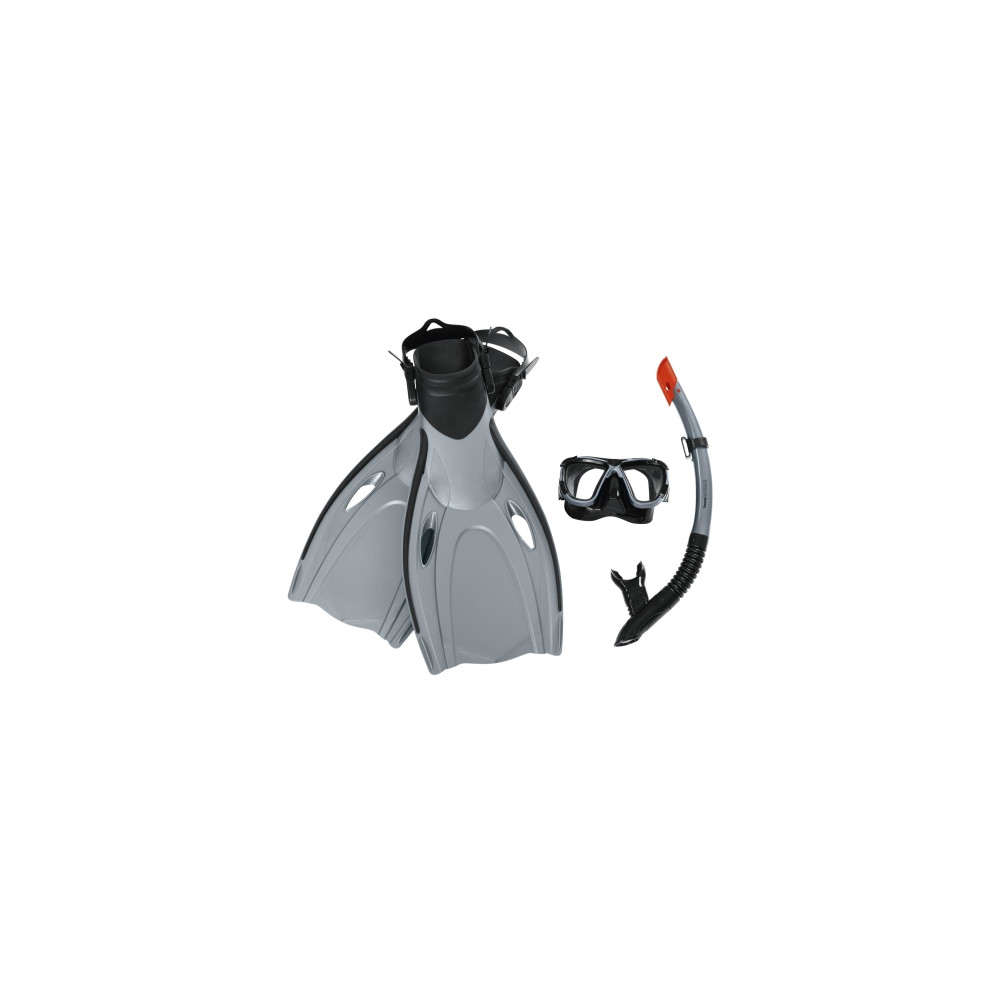 Produktbild för Bestway 25044, Vuxen, Halvtäckande cyklop, Härdat glas, Blan...