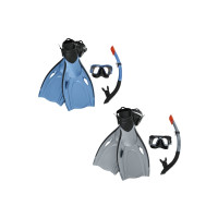 Produktbild för Bestway 25044, Vuxen, Halvtäckande cyklop, Härdat glas, Blan...