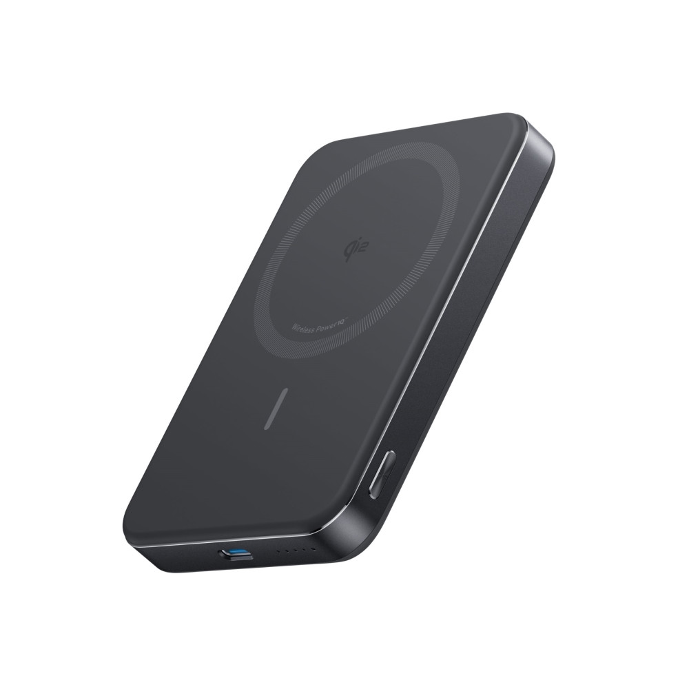 Produktbild för Anker MagGo trådlös powerbank - smal - USB-C - 30 Watt