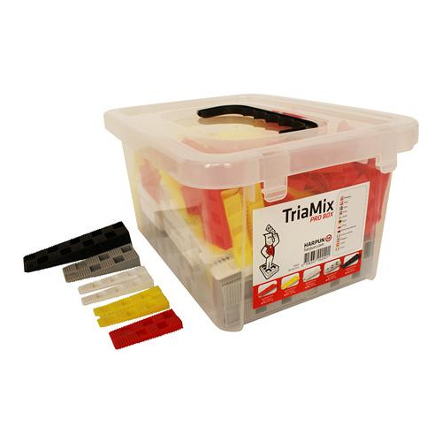 Solar Plus Plastkilar Triamix 240 st, assorterade i 5 storlekar (röd, g...