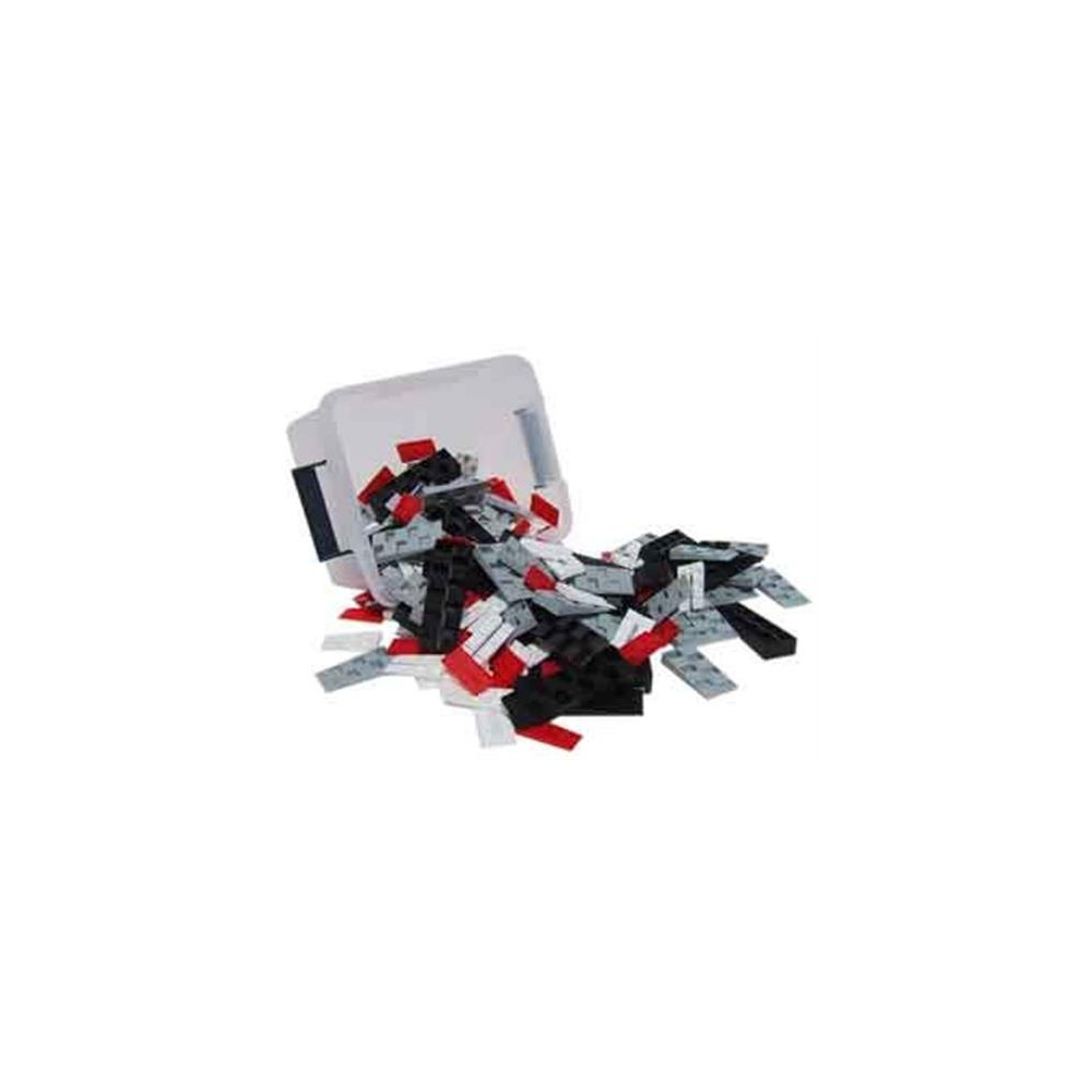 Produktbild för Plastkilar Triamix 240 st, assorterade i 5 storlekar (röd, g...