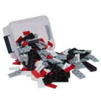 Produktbild för Plastkilar Triamix 240 st, assorterade i 5 storlekar (röd, g...