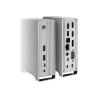 Produktbild för Club 3D - dockningsstation - USB-C - VGA, 2 x HDMI, DP - 1GbE