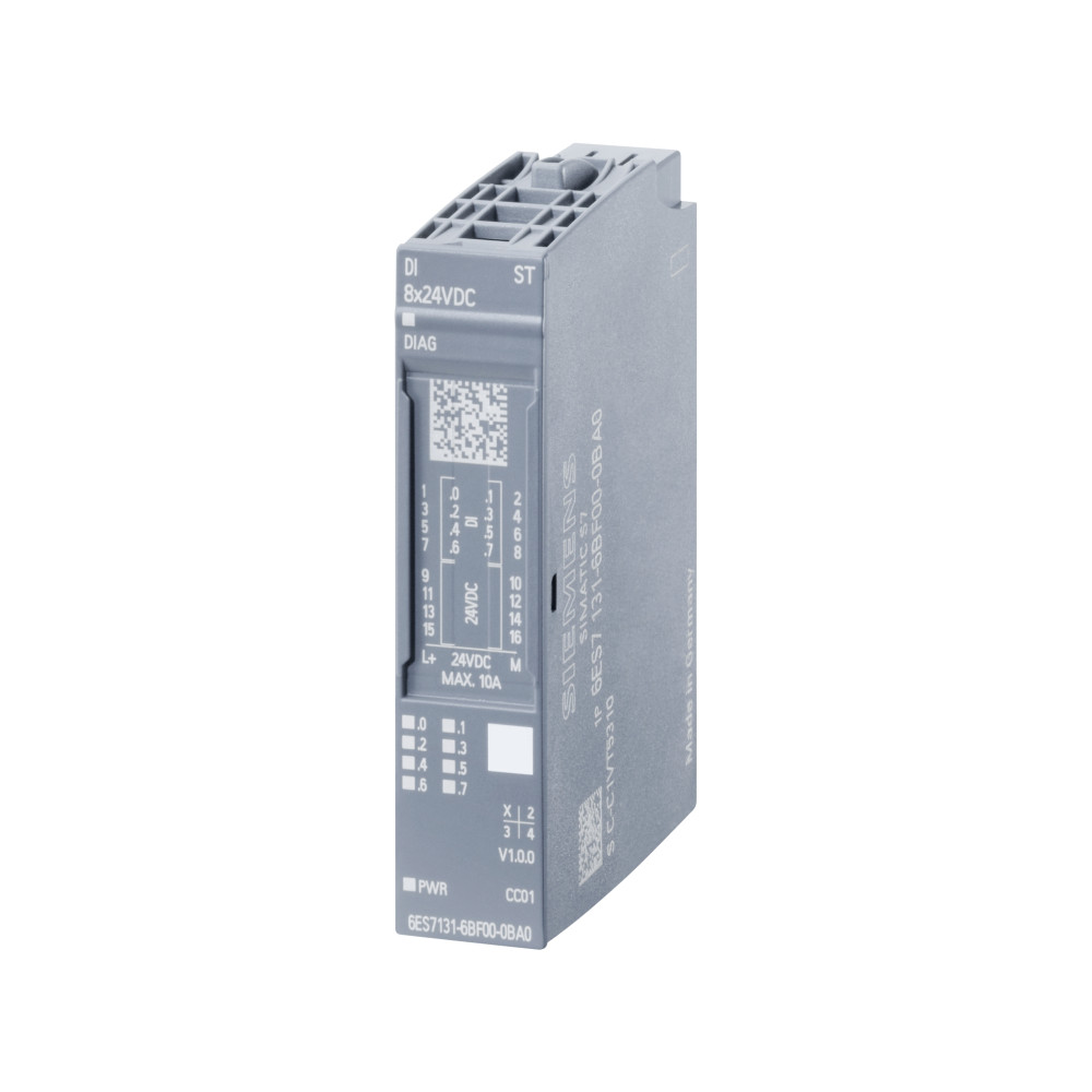 Produktbild för Siemens 6ES7131-6BF00-0CA0, inomhus, Tyskland, Multifärg, 37...