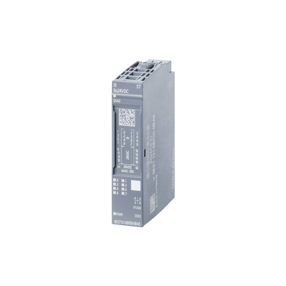 Produktbild för Siemens 6ES7131-6BF00-0CA0, inomhus, Tyskland, Multifärg, 37...