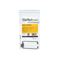 Produktbild för StarTech.com 1U Vertical 1.8 x 3.9in Server Rack Cable Management D-Ring Hook w/ Flexible Opening - Network Rack-Mount Cord Organizer Ring (CMHOOK1UN) - kabelhanteringsring - 1U