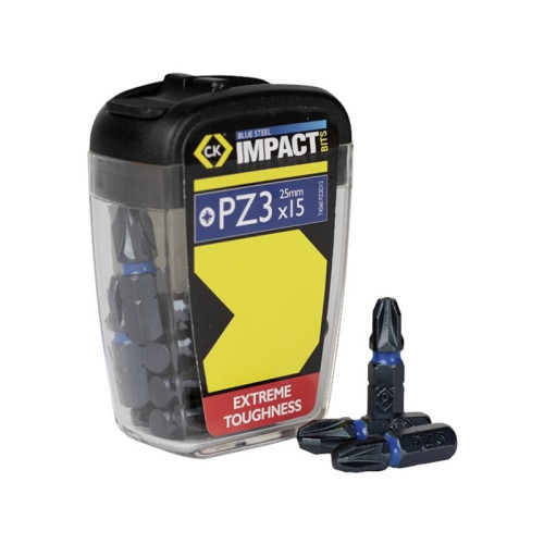 C.K. C.K Blue Steel T4560 PZ3D15 kryssmejsel-bit 15 delar Pozidri...