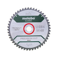 Produktbild för Metabo Classic Precision Cut Wood - cirkelsågblad - för trä, plywood, mjuka träslag, lövträ, träfanér, MDF-skiva, kompositmaterial, obehandlad spånplatta
