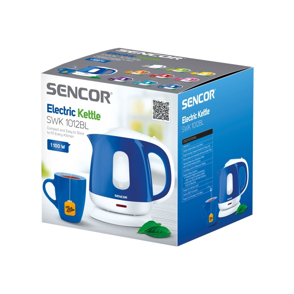 Produktbild för Sencor SWK 1012BL - vattenkokare - blå