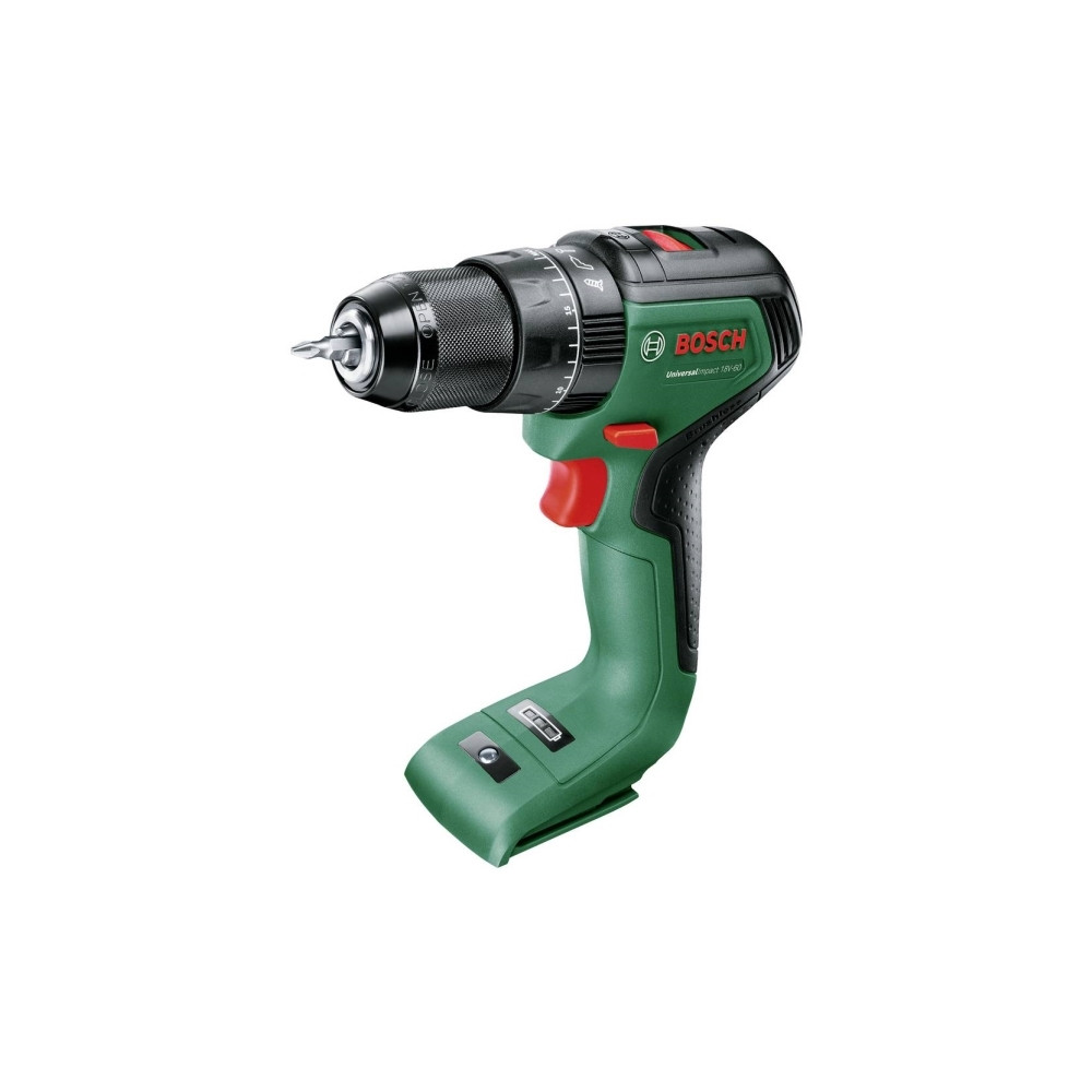Produktbild för Bosch UniversalImpact 18V-60 - slagborr/skruvdragare - sladdlös - 2 hastigheter - inget batteri, ingen laddare