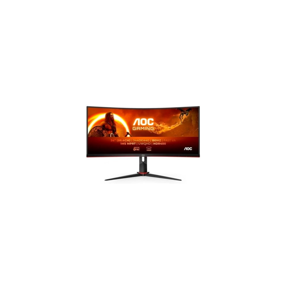 Produktbild för AOC Gaming CU34G2XP/BK - LED-skärm - böjd - 34" - HDR
