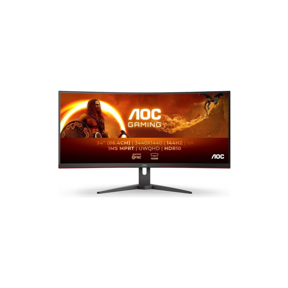 Produktbild för AOC Gaming CU34G2XP/BK - LED-skärm - böjd - 34" - HDR