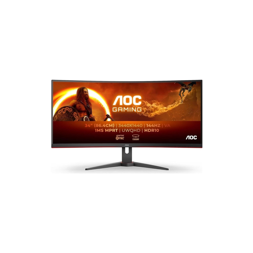 Produktbild för AOC Gaming CU34G2XP/BK - LED-skärm - böjd - 34" - HDR