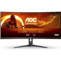 Produktbild för AOC Gaming CU34G2XP/BK - LED-skärm - böjd - 34" - HDR