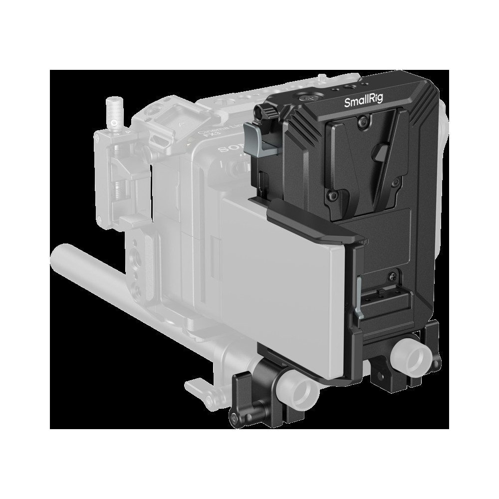Produktbild för SmallRig 5226 V-Mount Battery Mount Plate Kit for 15mm LWS Rods