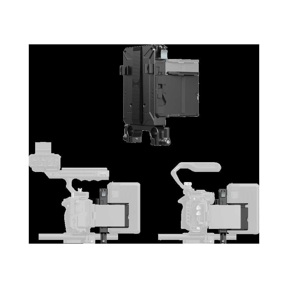 Produktbild för SmallRig 5226 V-Mount Battery Mount Plate Kit for 15mm LWS Rods