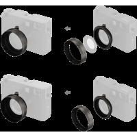 Produktbild för SmallRig 5709 Shading Hood for FUJIFILM X half Charcoal Silver