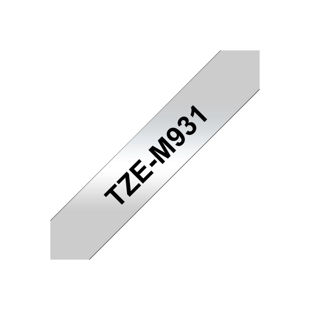 Produktbild för Brother TZe-M931 - bandlaminat - 1 kassett(er) - Rulle (1,2 cm x 8 m)