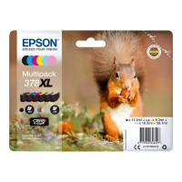 Produktbild för Epson 378XL Multipack - 6-pack - XL - svart, gul, cyan, magenta, ljus magenta, ljus cyan - original - bläckpatron
