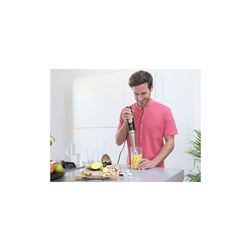 Produktbild för Braun Multiquick 9 MQ 9138XI - handmixer - premiumsvart/borstat rostfritt stål