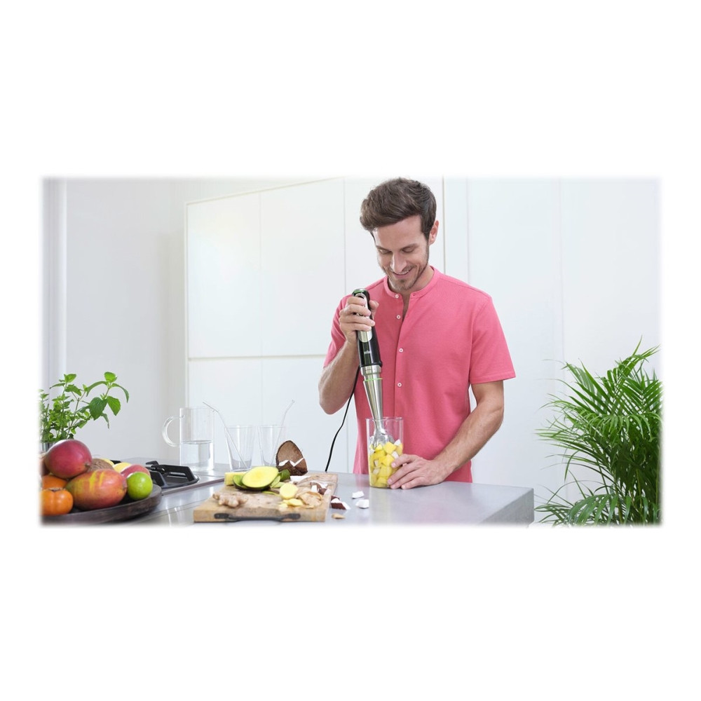 Produktbild för Braun Multiquick 9 MQ 9138XI - handmixer - premiumsvart/borstat rostfritt stål