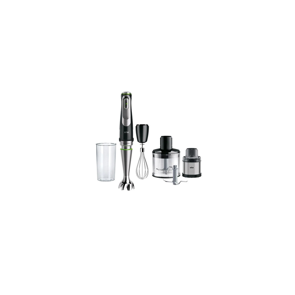 Produktbild för Braun Multiquick 9 MQ 9138XI - handmixer - premiumsvart/borstat rostfritt stål