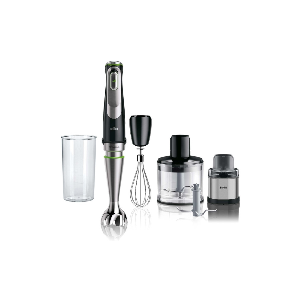 Produktbild för Braun Multiquick 9 MQ 9138XI - handmixer - premiumsvart/borstat rostfritt stål