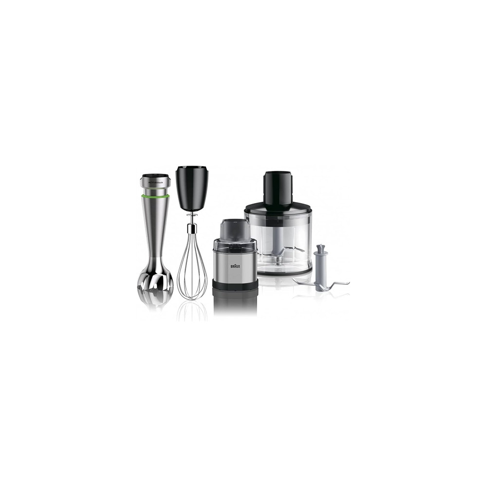 Produktbild för Braun Multiquick 9 MQ 9138XI - handmixer - premiumsvart/borstat rostfritt stål