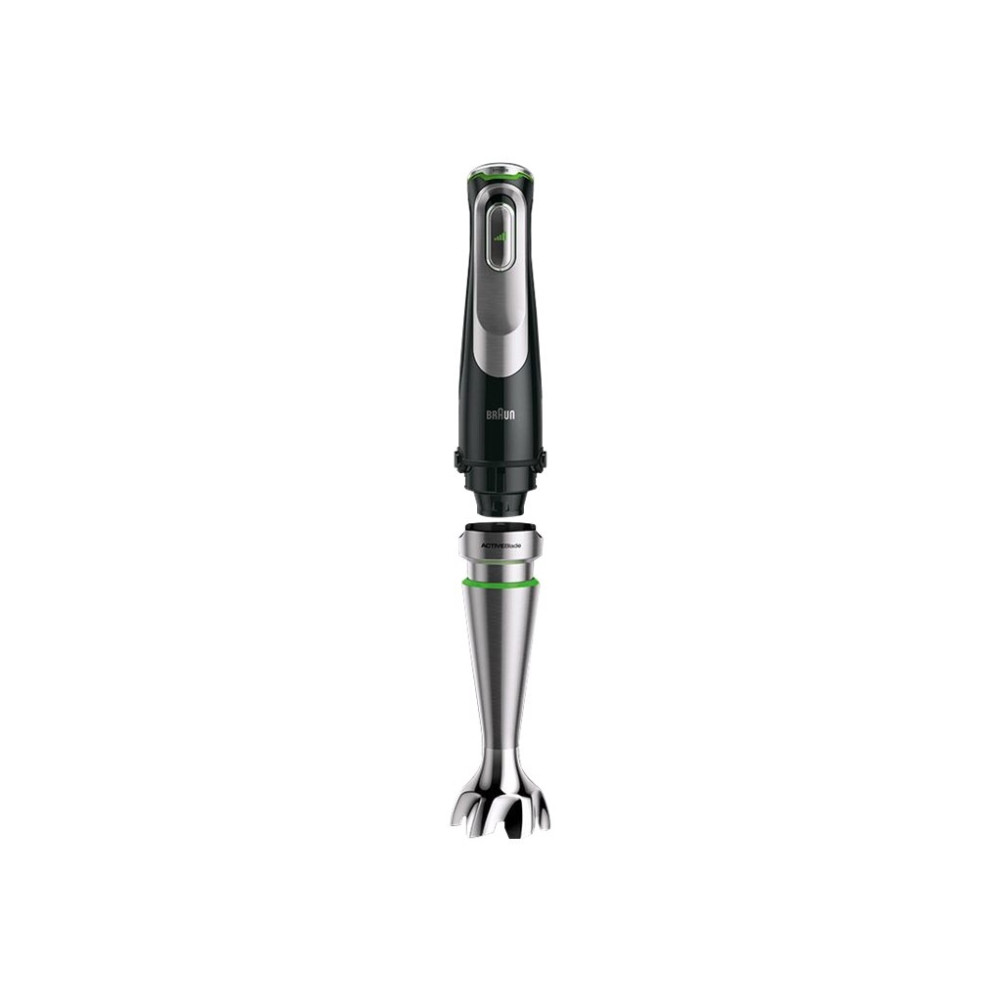 Produktbild för Braun Multiquick 9 MQ 9138XI - handmixer - premiumsvart/borstat rostfritt stål