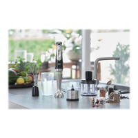 Produktbild för Braun Multiquick 9 MQ 9138XI - handmixer - premiumsvart/borstat rostfritt stål