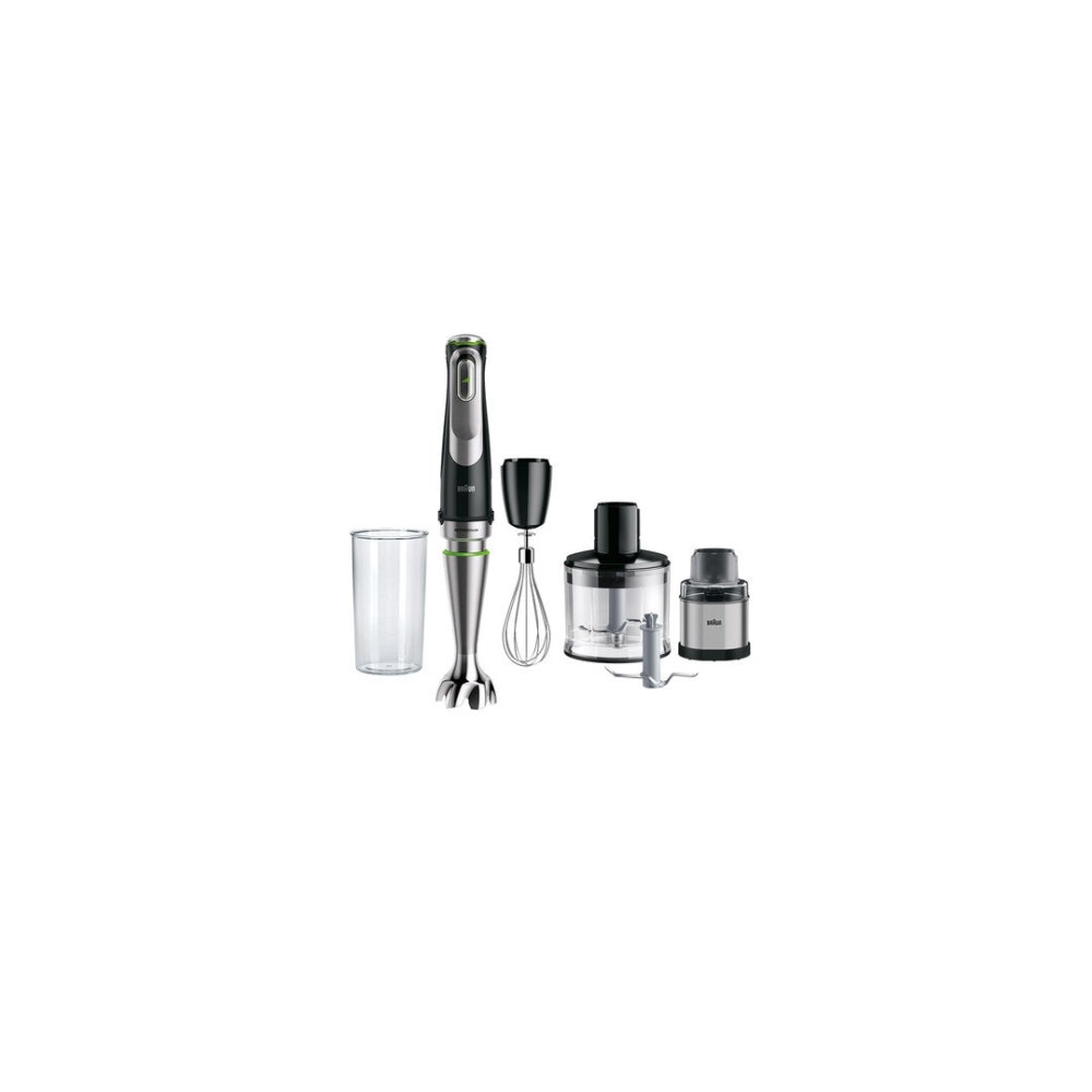 Produktbild för Braun Multiquick 9 MQ 9138XI - handmixer - premiumsvart/borstat rostfritt stål