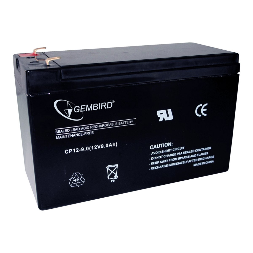 Produktbild för Gembird BAT-12V9AH - UPS-batteri - Bly-syra - 9 Ah