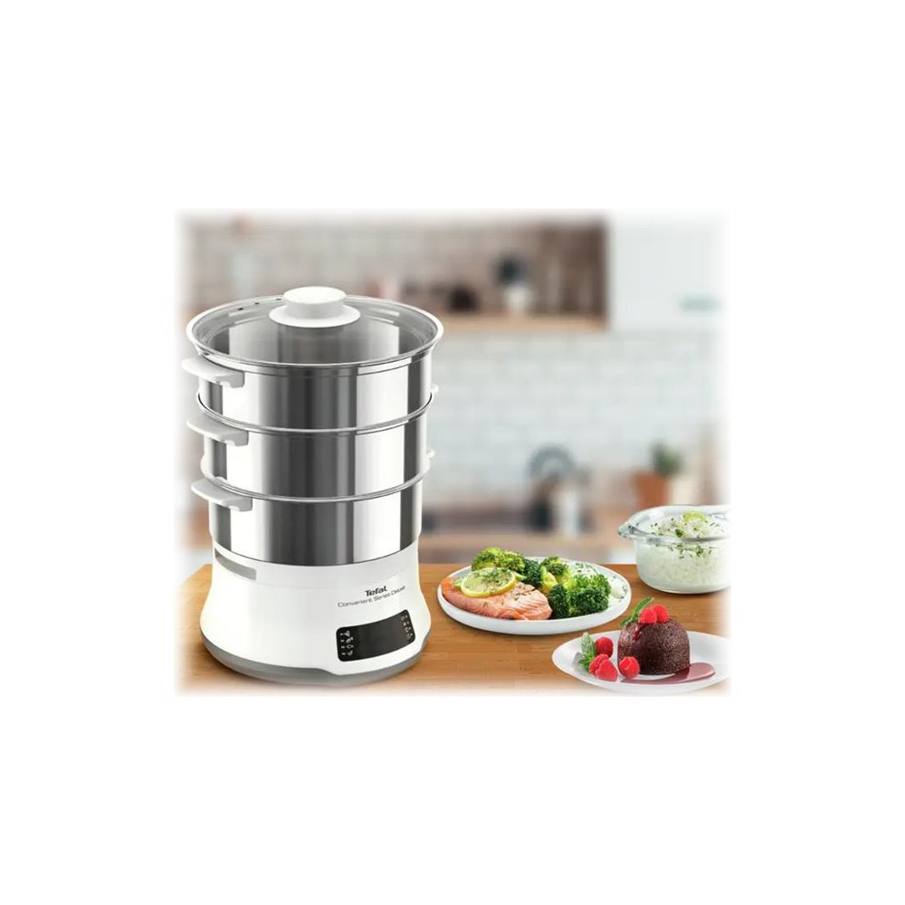 Produktbild för Tefal Convenient Series VC502D10 Deluxe - ångkokare - rostfritt stål