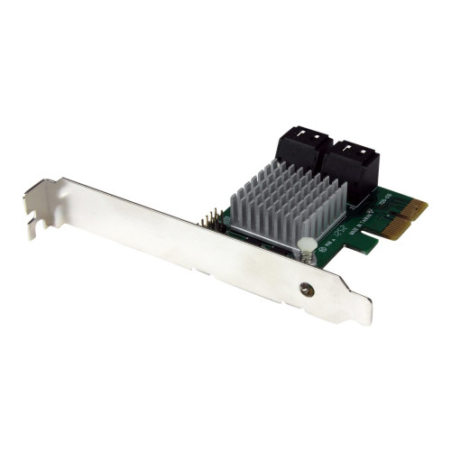 StarTech.com Startech PCI Express 2.0 SATA III 6 Gbps RAID-kontrollerkort med 4 portar och HyperDuo nivåindelad SSD-lagring - kontrollerkort (RAID) - SATA 6Gb/s - PCIe 2.0 x2