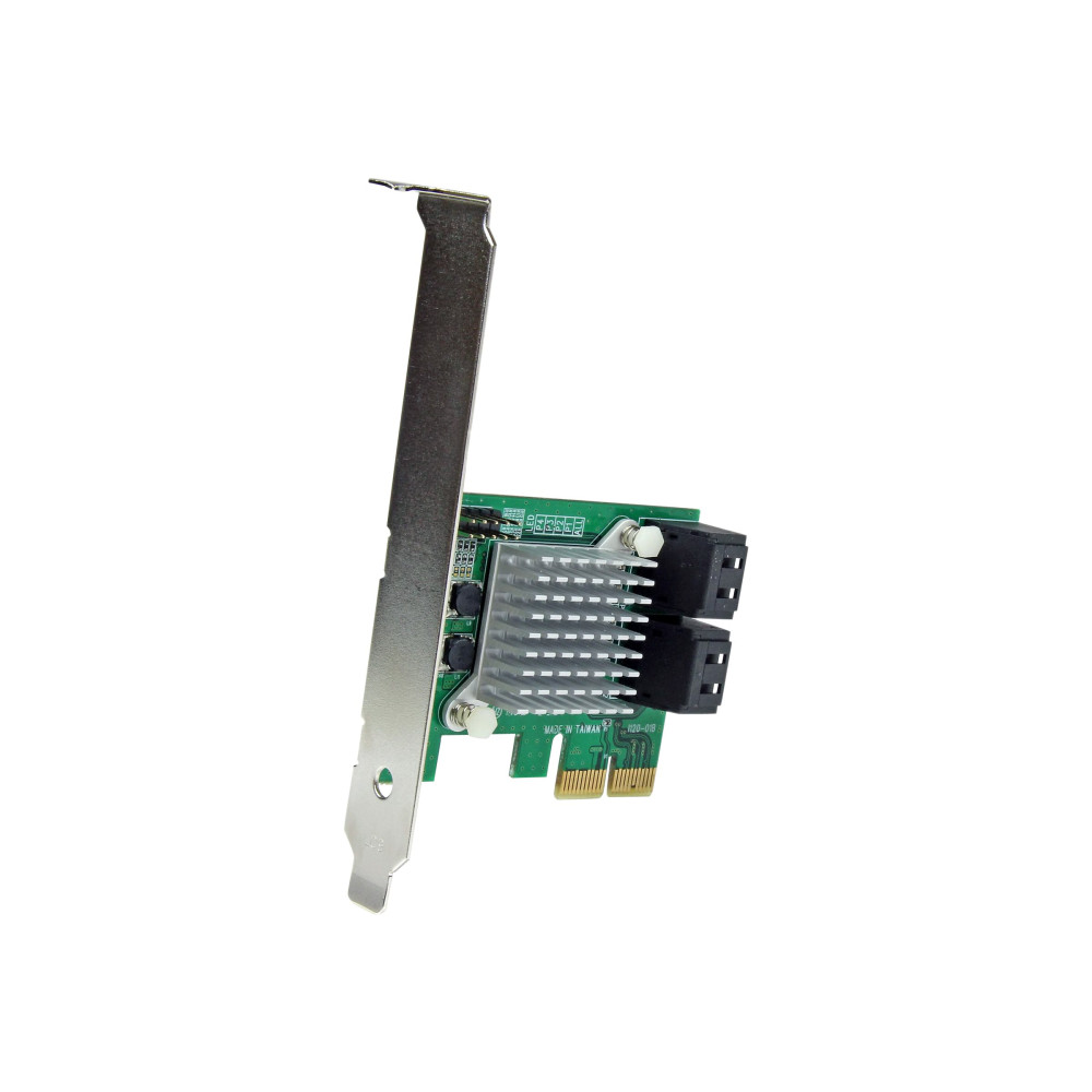 Produktbild för Startech PCI Express 2.0 SATA III 6 Gbps RAID-kontrollerkort med 4 portar och HyperDuo nivåindelad SSD-lagring - kontrollerkort (RAID) - SATA 6Gb/s - PCIe 2.0 x2