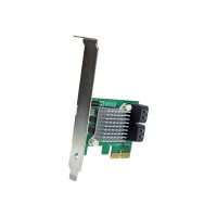 Produktbild för Startech PCI Express 2.0 SATA III 6 Gbps RAID-kontrollerkort med 4 portar och HyperDuo nivåindelad SSD-lagring - kontrollerkort (RAID) - SATA 6Gb/s - PCIe 2.0 x2