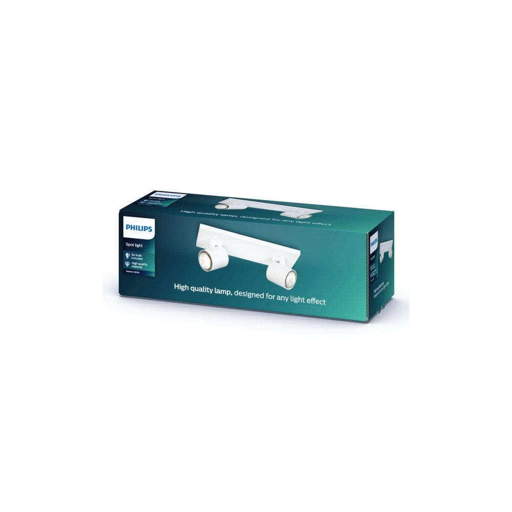 Produktbild för Philips myLiving Runner tak-/väggspotlight 2 x, Skena för sp...